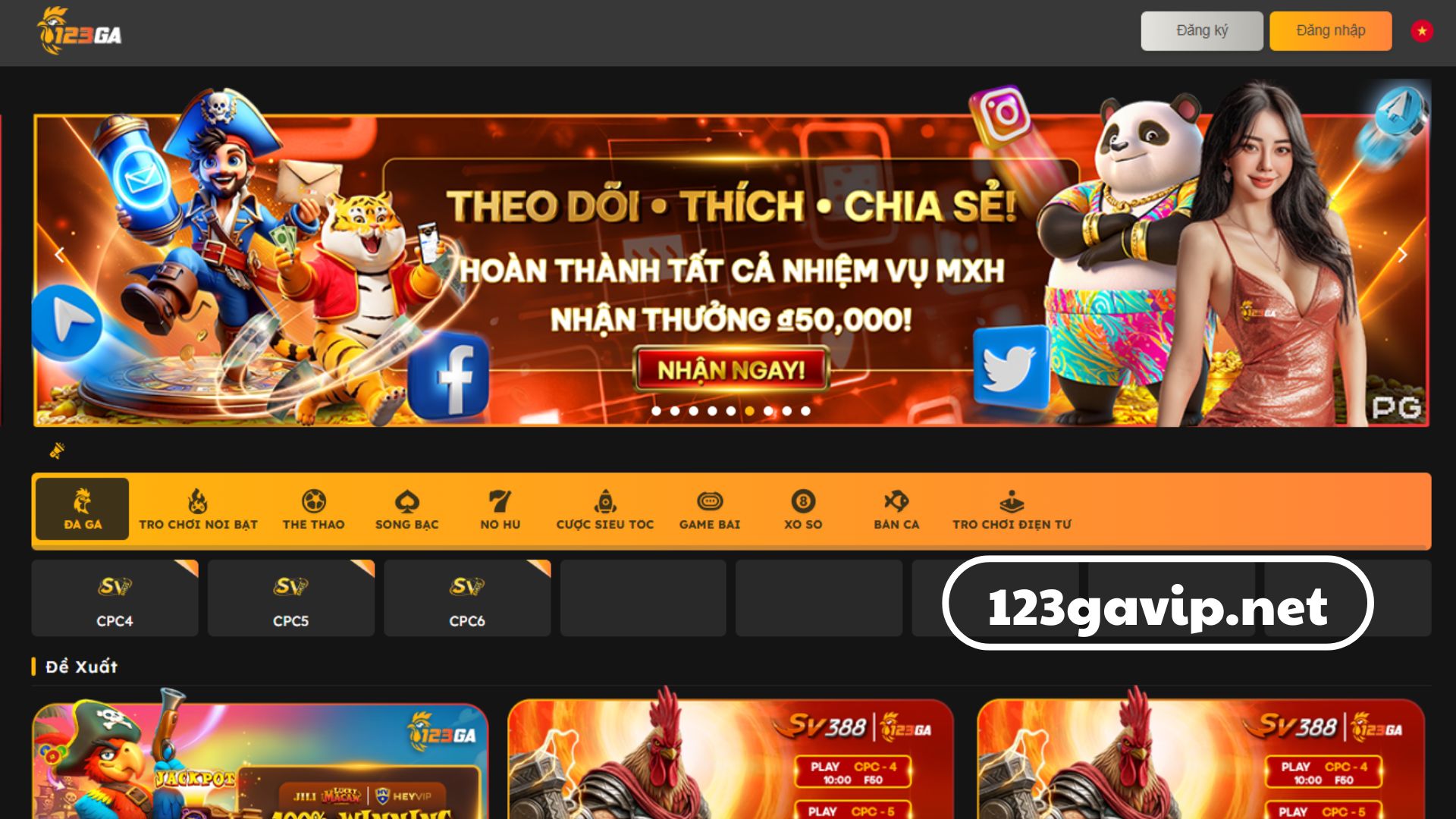 Trang chủ nhà cái 123GA